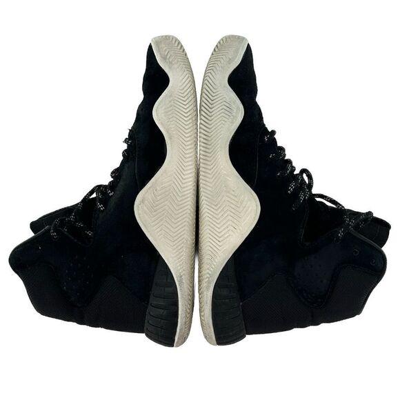Adidas Vintage Tubular Instinct Core Black White High Top Sneakers Women's Sz 5 - Picture 6 of 12